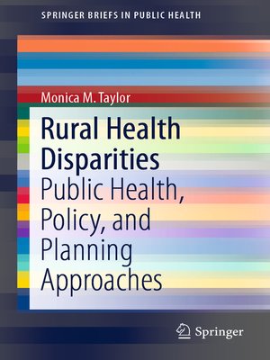 cover image of Rural Health Disparities